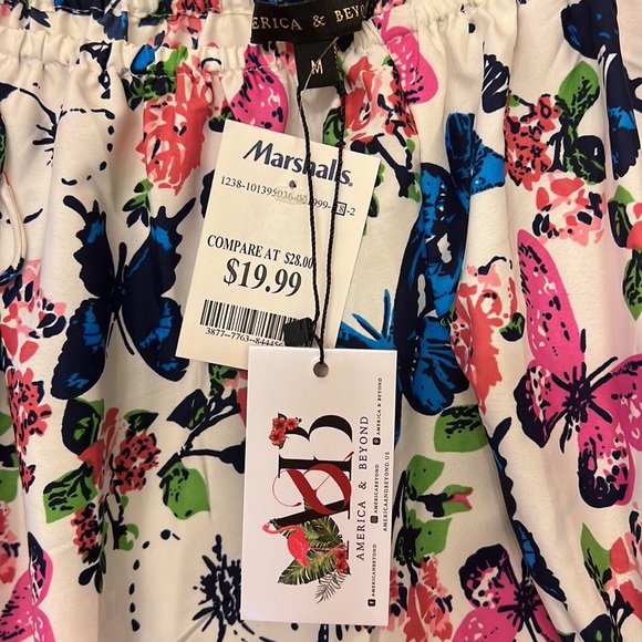 Butterfly silk mini dress super cute - Picture 3 of 3